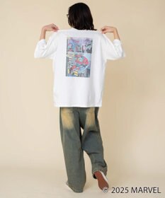 WEGO 【ユニセックス着用ITEM/SMLサイズ展開】MARVELグラフィックT（S）