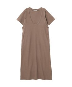 AMERICAN HOLIC 【2点セット】Tシャツ＋Uネックワンピース