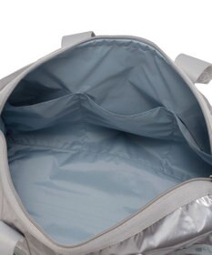 LeSportsac DELUXE MED WEEKENDER MH/ロゴジャガードシルバースナイデル