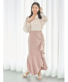 earth music&ecology シアードッキングブラウス