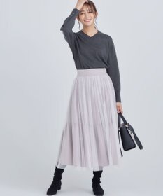 組曲 ギャザーチュール ドラマティック スカート