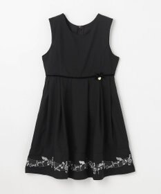 ANY KIDS モノトーン音符ジャンパースカート