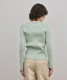 GRACE CONTINENTAL リブシャツニットトップ
