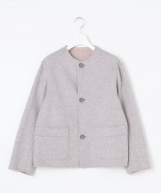 J.PRESS LADIES L 【リバーシブル】ウールナイロン リバー ショート コート