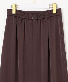 ANY SIS 【洗える】ダルサテンナロー スカート