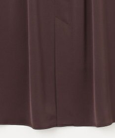 ANY SIS 【洗える】ダルサテンナロー スカート