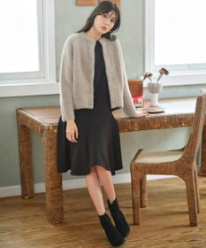 ANY SIS 【洗える】シャギーニット アウター