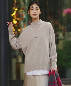 23区 S 【見上愛さんコラボカラー/Oggi掲載】カシミヤブレンド ハイネック ニット