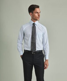 GOTAIRIKU 【形態安定】PREMIUMPLEATS_セミワイドカラー 通年ドレスシャツ（ストライプ）