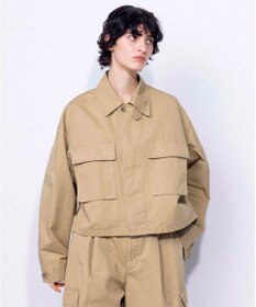 NAVE 【ReNAVE・セットアップ可/洗える】コットンリネンカルゼ ショートジャケット