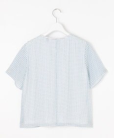 J.PRESS LADIES 【洗える】スクエアープリント カットソー