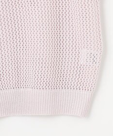 ANY フレンチスリーブメッシュニット