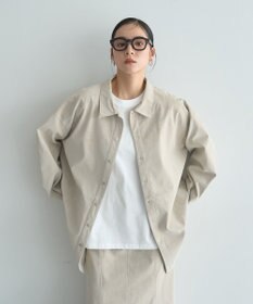 YECCA VECCA レザーライクシャツジャケット