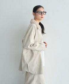 YECCA VECCA レザーライクシャツジャケット