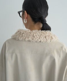 YECCA VECCA レザーライクシャツジャケット