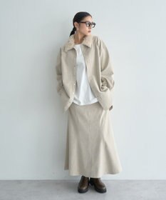 YECCA VECCA レザーライクシャツジャケット