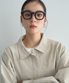 YECCA VECCA レザーライクシャツジャケット