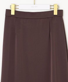 ANY SIS 【洗える】ダルサテンナロー スカート