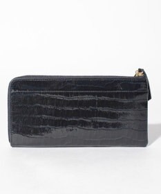 LANVIN en Bleu マゼンダ Lファスナー長財布