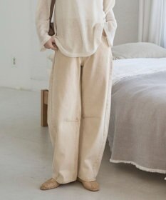 WEGO 【ANGIE VINTAGE】バレルレッグデニムパンツ