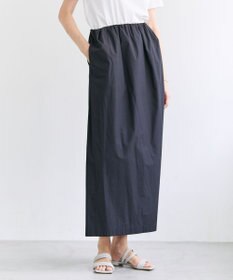 BEIGE， MALLOW / コットンタック イージーフレアスカート