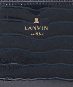 LANVIN en Bleu マゼンダ Lファスナー長財布