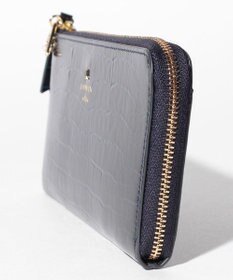 LANVIN en Bleu マゼンダ Lファスナー長財布