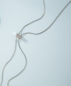 23区 スネークチェーン ラリエット ネックレス シルバー系