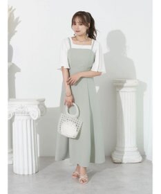 earth music&ecology ＳＥＴ２点ケープ＋キャミワンピース