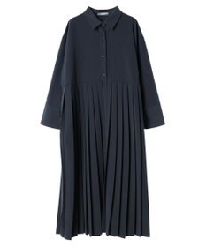 Green Parks armonia．プリーツシャツワンピース