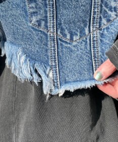 WEGO デニムショートベスト