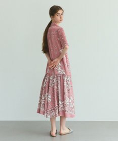 GRACE CONTINENTAL バンダナプリントシャツドレス