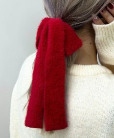 WEGO Lシャギーニットリボンゴム