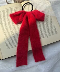 WEGO Lシャギーニットリボンゴム