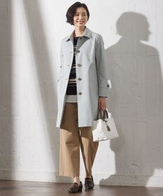 J.PRESS LADIES 【洗える】20チノストレッチ ワイドパンツ