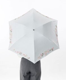 AURORA JILL STUART（ジル スチュアート）ミモザ刺しゅう晴雨兼用傘(折りたたみ傘)