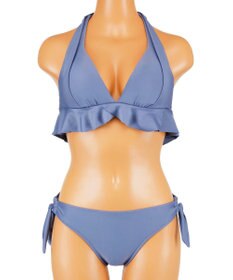 San-ai Resort（三愛水着楽園） ナチュラルだけどしっかり盛れる【ナチュラルアップブラ】Solidノンワイヤービキニ