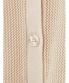 Green Parks メッシュミディ丈ニットカーディガン