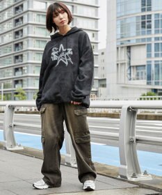 WEGO 【ユニセックス着用ITEM】スノーダイグラフィックビッグパーカー