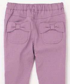 ANY KIDS 裾リボンストレート パンツ