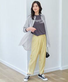 ANY シアーストライプシャツ