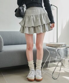 WEGO スウェットフリルスカパン