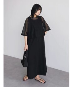 Green Parks ＳＥＴ２点　メッシュ＋ノースリーブワンピース