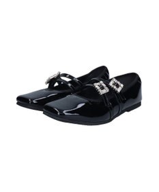 Bridget Birkin 【PARADIS COULEUR】ビジューバックルダブルストラップバレエ