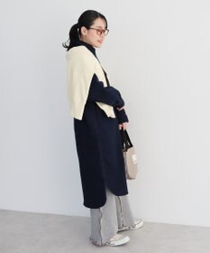 CRAFT STANDARD BOUTIQUE 裏起毛デニムヘンリーワンピース