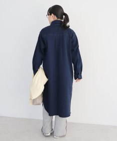 CRAFT STANDARD BOUTIQUE 裏起毛デニムヘンリーワンピース