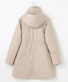 自由区 【ファー取り外し可】ライトウールダウン