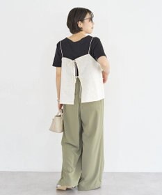 Green Parks 前後２ＷＡＹレース刺繍ビスチェ