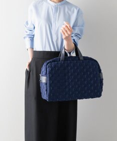 MIYABIYA 【撥水加工】La quoh with kirakaracho 南蛮七宝エンボスボンディング ボストン