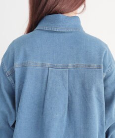 CRAFT STANDARD BOUTIQUE 裏起毛デニムヘンリーワンピース